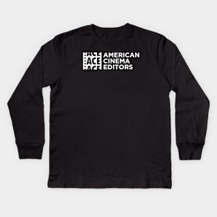 ACE Classic Logo with Text Kids Long Sleeve T-Shirt